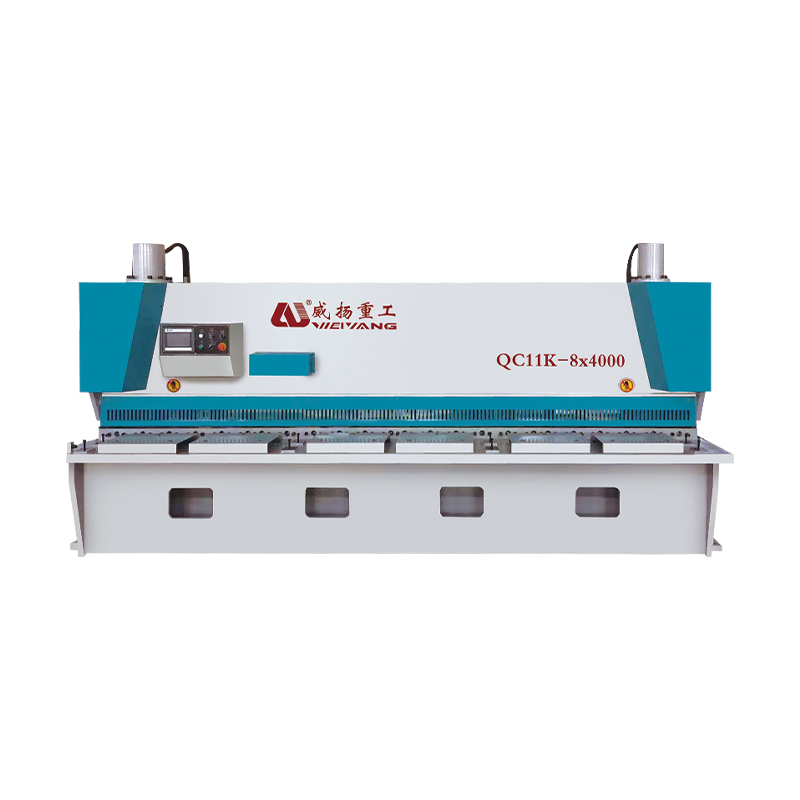 Características técnicas del sistema hidráulico de la cizalla CNC.